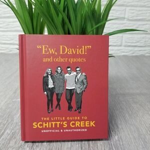 Schitt's Creek "Ew David" And Other Quotes Book